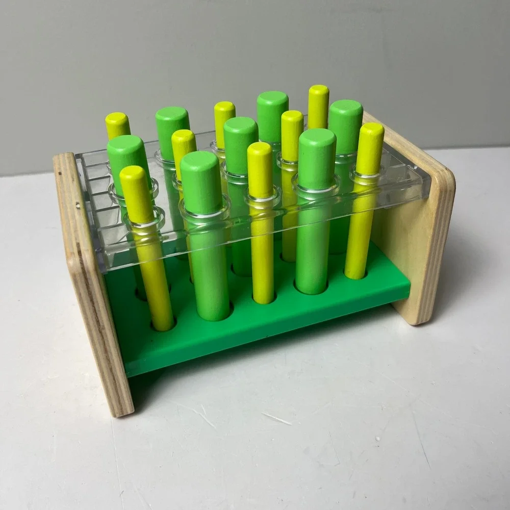 Lovevery Peg Board Toy Unisex OS Green Wooden Montessori Learning Development